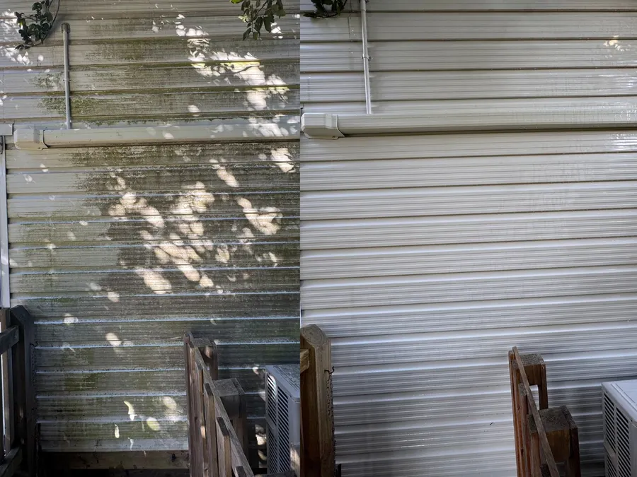 A weatherboard house exterior in Nelson after a soft wash